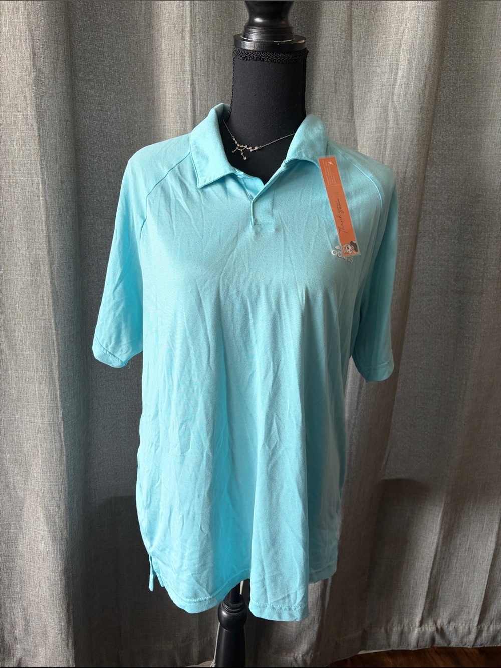 adidas Aqua Polo Shirt with Short Sleeves